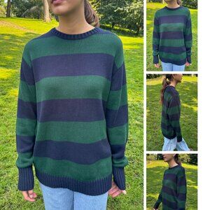 Brandy Melville Brianna Cotton Thick Stripe Sweater (sz S/M)